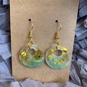 Cute little fun pair of resin dangle earrings